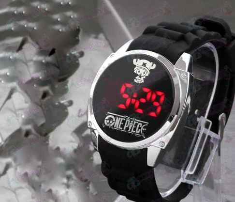One Piece Accessories Chopper logo LED touch screen watch