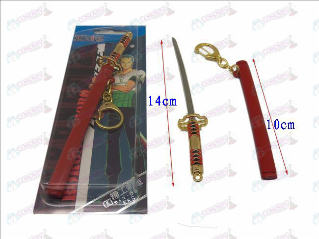 DOne Piece Accessories ghost Toru sheath knife buckle (HO (red)
