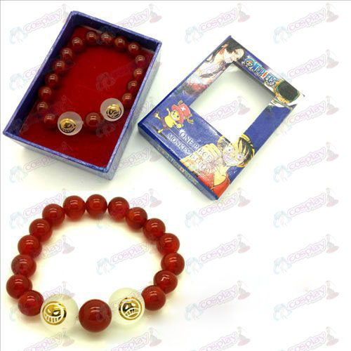 One Piece Accessories Ice Natural red agate crystal bracelet