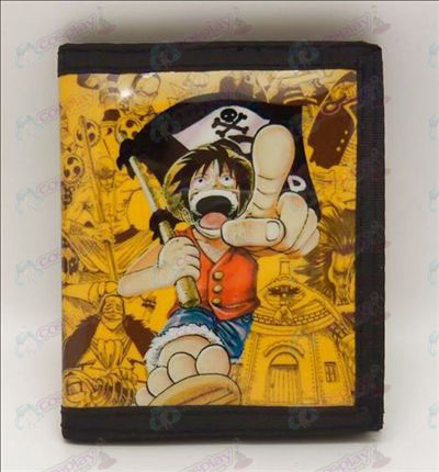 PVCOne Piece Accessories Luffy wallet (pirate flag)