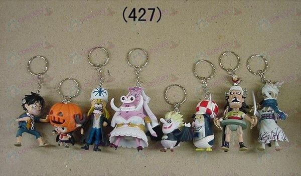 38 on behalf of eight One Piece Accessories Keychains (427)