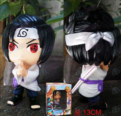 Naruto Sasuke three generations resin doll Q version 2