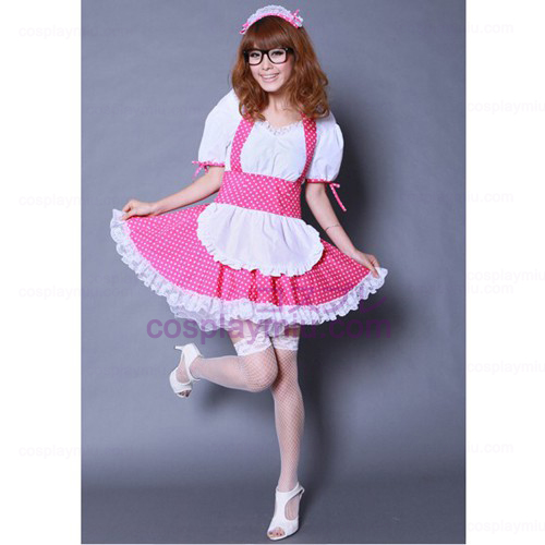 K-ON Pink Cosplay Maid Costumes