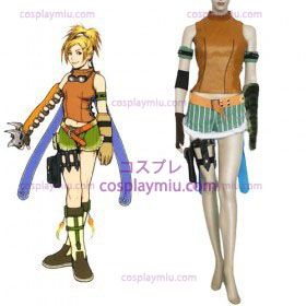 Final Fantasy X Rikku Women Cosplay Costume