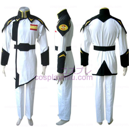 Gundam Seed Lyzak Jule White Uniform Cosplay Costume