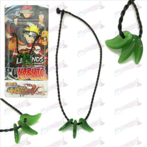 Naruto spotted three hook jade necklace