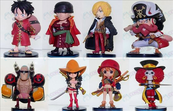 77 on behalf of eight pirate doll base 8cm
