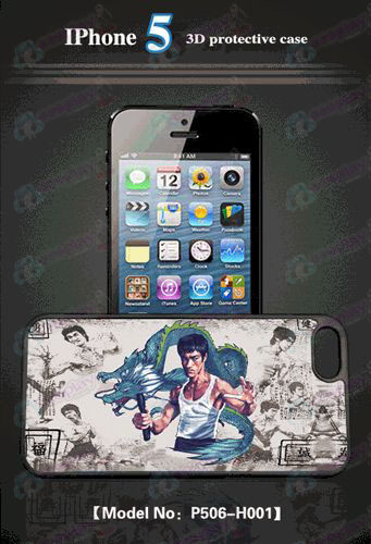 3D mobile phone shell Apple 5 - Bruce Lee