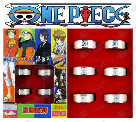 One Piece Accessories Chopper Frosted Ring (6 / set)