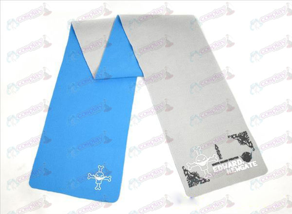 One Piece Accessories white beard color double-sided Scarf