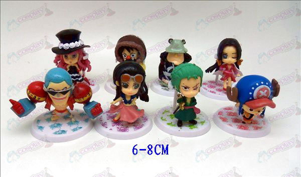 8 models One Piece Accessories Doll