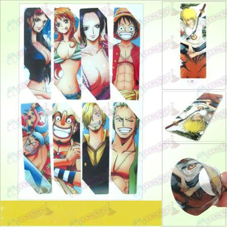 SQ013-One Piece Accessories anime big Bookmarks (5 version of the price)