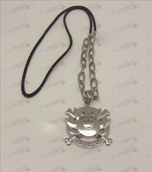 DOne Piece Accessories Sun logo punk necklace (silver)