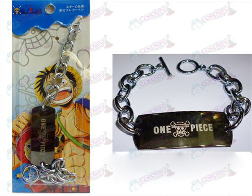 One Piece Accessories Big O word chain bracelet