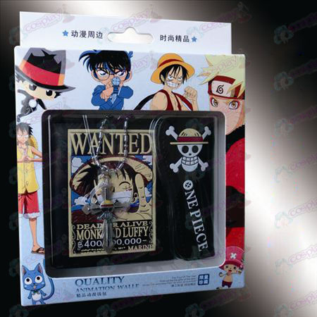 Cross necklace co-loaded wallet - Luffy Wanted