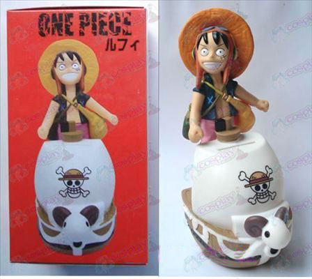 One Piece Accessories Luffy doll money pot (18cm)