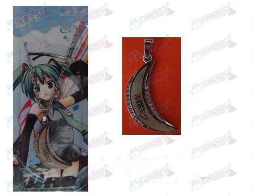 Hatsune Moon Series O word necklace