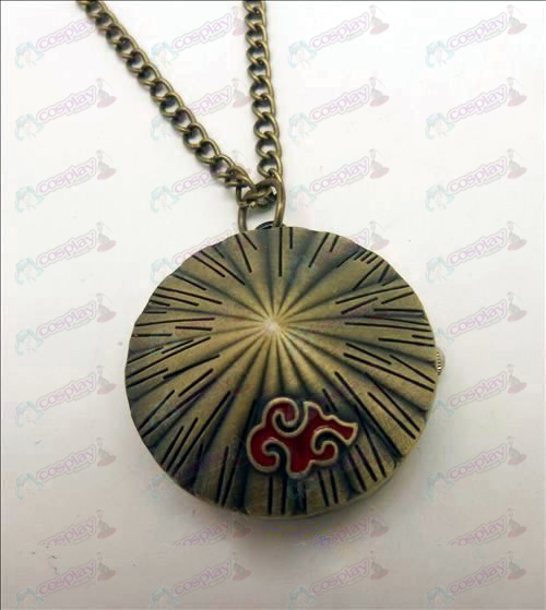 Naruto Red Cloud Necklace table