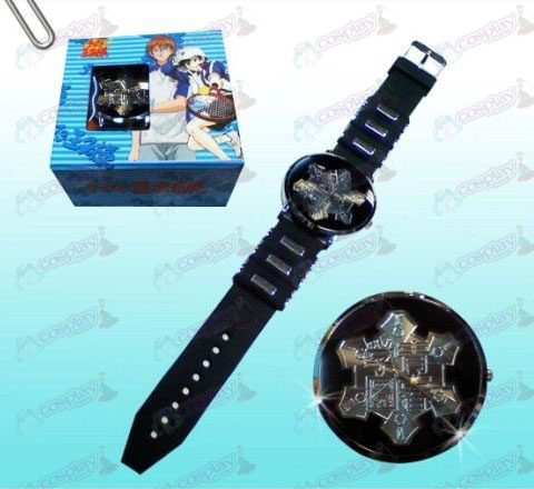 The Prince of Tennis Accessories Seigaku logo black watches