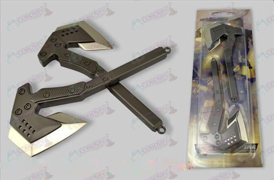 CrossFire Accessories-14 cm Package army hand ax (gun color)