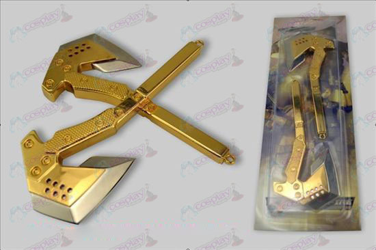 CrossFire Accessories-14 cm Package army hand ax (gold)