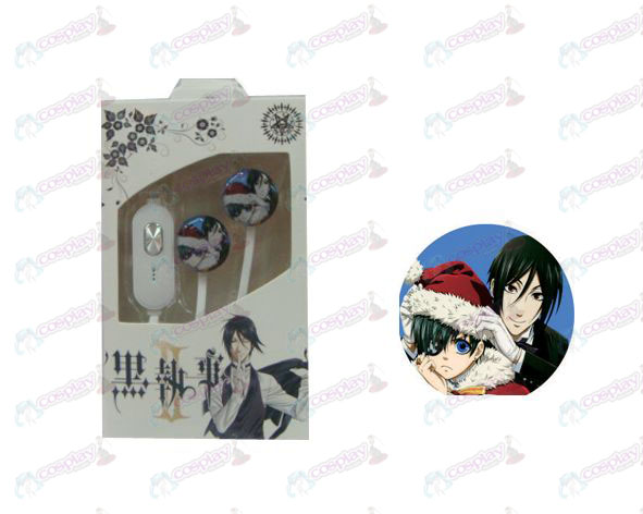 Flat line can voice headset Black Butler Accessories Charles and Sebastian