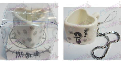 Black Butler Accessories Strap heart-shaped ceramic cup
