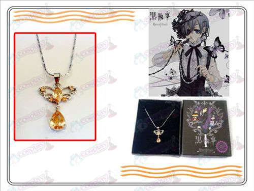 Black Butler Accessories new disc pendant necklace (champagne)