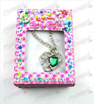Shugo Chara! Accessories Heart Necklace (Green)