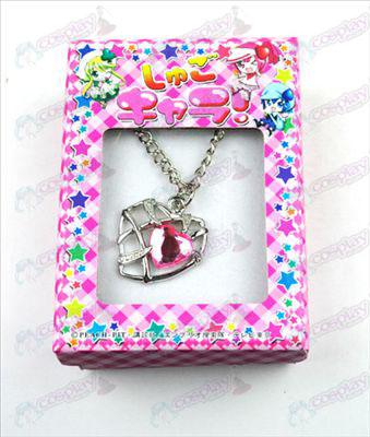 Shugo Chara! Accessories Heart Necklace (Pink)