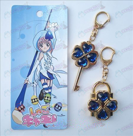 Shugo Chara! Accessories movable Couple Keychain (Blue)