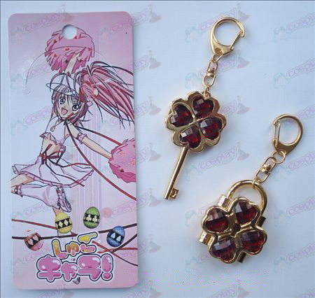 Shugo Chara! Accessories movable couple keychain (Red)