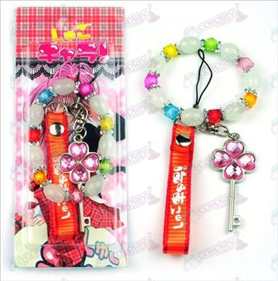 Blister card Shugo Chara! Accessories Machine Strap + Bracelet (key)