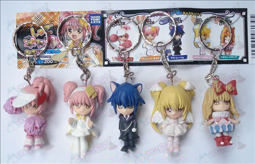 5 models Shugo Chara! Accessories Doll Keychain
