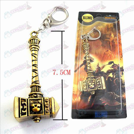 World of Warcraft Accessories Marshal Warhammer World Bronze Keychain