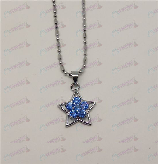 Blister diamond necklace (purple)