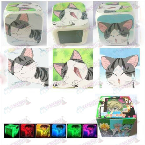 Sweet Cat Accessories3 surface color colorful alarm clock