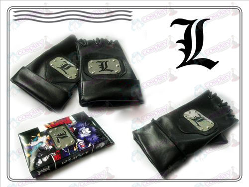 Death Note AccessoriesL treasured layout leather gloves