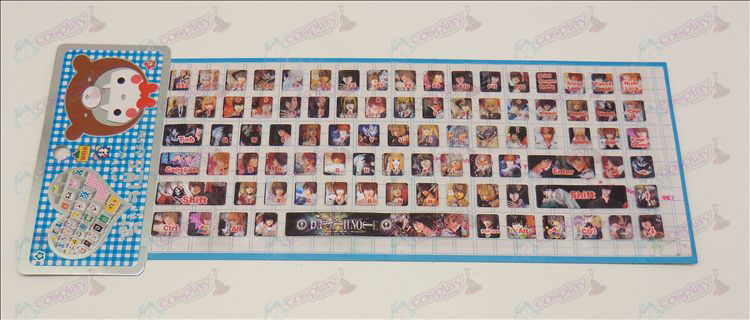 PVC keyboard stickers (Death Note Accessories)