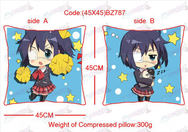 (45X45) BZ787-in two-sided disease also love anime square pillow