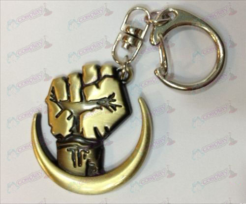 Against war - fist hanging buckle