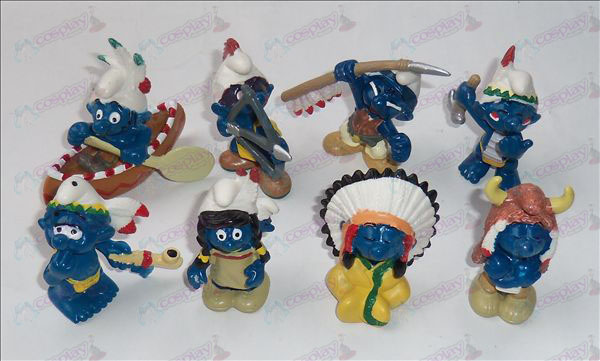 2nd generation 8 models The Smurfs Accessories Doll