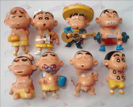 Eight Crayon Shin-chan Accessories Doll