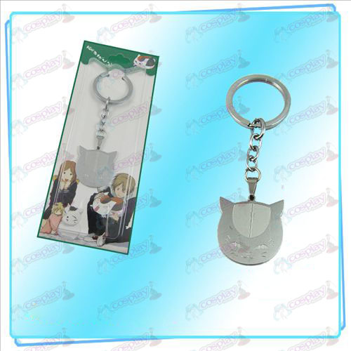 Natsume's Book of Friends Accessories (cat face key ring)