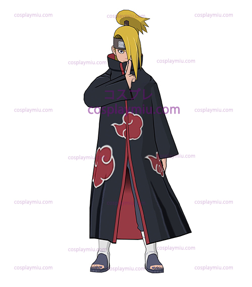 Naruto Akatsuki Deidara & Team Akatsuki Cosplay Costume