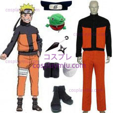 Naruto Pre-Shippuden Uzumaki Naruto Cosplay Costume