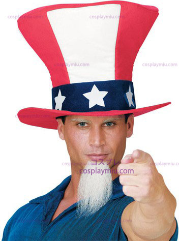 Uncle Sam Hat W Beard