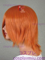 14" Autumn Orange Layered Cosplay Wig