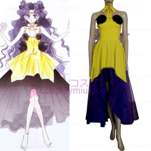 Sailor Moon Luna Human Form Women Cosplay Costume