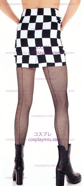 Fishnet Tights With Seam